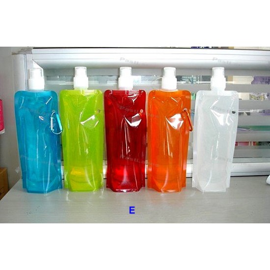 Foldable Water Bottles  - Plain 480ml