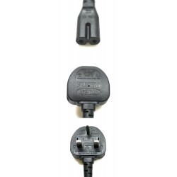UK Plug Power Cable (2 Round Pins)