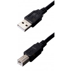 USB A-B Male Printer Data Cable