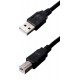 USB A-B Male Printer Data Cable