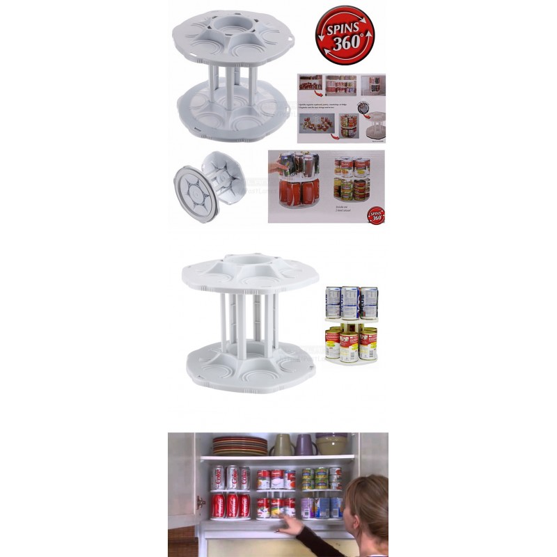 Can Tamer Rotating Can Food And Drink Organizer