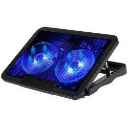 Laptop Height Adjustable Cooling Pad [2 Fans] 