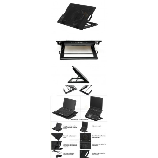 Adjustable Laptop Cooling Pad