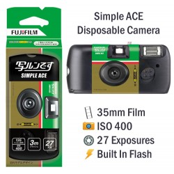 Fujifilm Simple Ace Disposable Film Camera [27 Exp] [New]