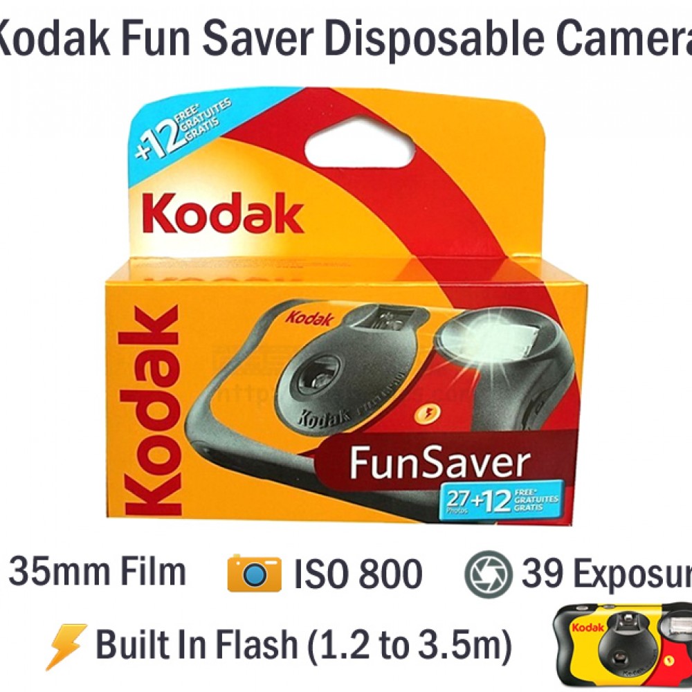 Kodak Fun Saver Disposable Film Camera [39 Exp]