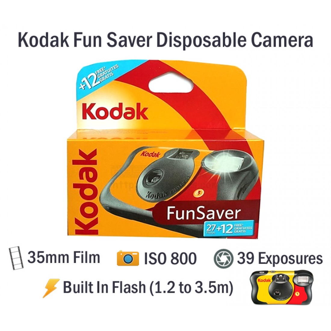 Kodak 39 Snap Disposables