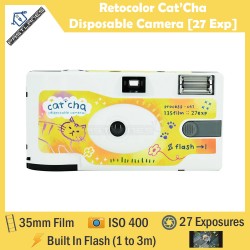 Reto Retocolor Cat'Cha Disposable Camera With Pre-Exposed Patterns [27 Exp]
