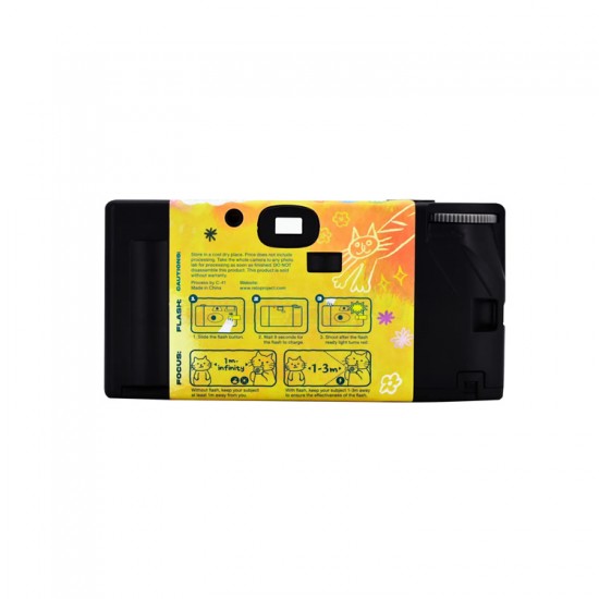 Reto Retocolor Cat'Cha Disposable Camera With Pre-Exposed Patterns [27 Exp]