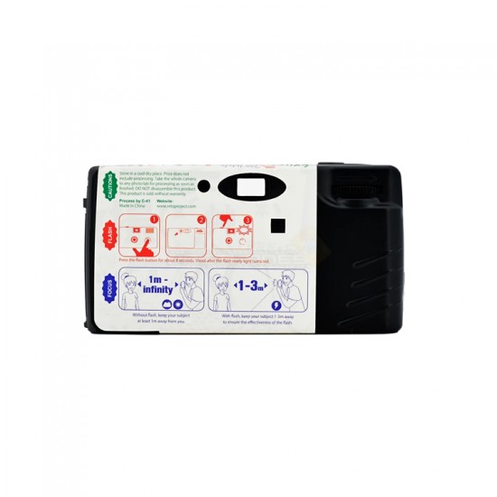 Reto Retocolor Emoticon Disposable Camera With Pre-Exposed Patterns [27 Exp]