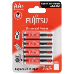 Fujitsu Universal Power AA Alkaline Anti Leak Battery [4pcs]