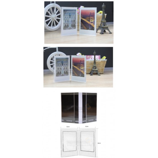 Acrylic Mini Photo Frame Stand [2 Slots]