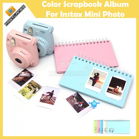 Color Scrapbook Album For Instax Mini Film