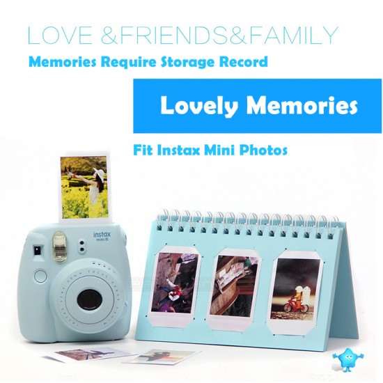 Color Scrapbook Album For Instax Mini Film
