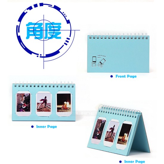 Color Scrapbook Album For Instax Mini Film