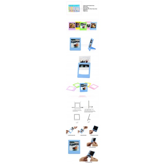 Color Square Frame Stand [1 Slot]