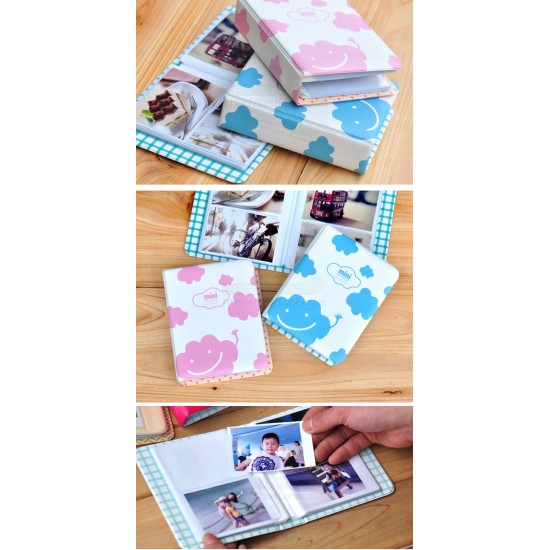 Deahun Smiley Cloud Album For Instax Mini Film [64 Slots]