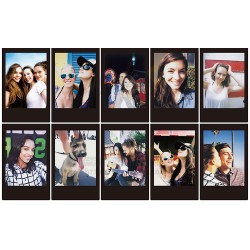 Fujifilm Instax Mini Film (Black Frame)