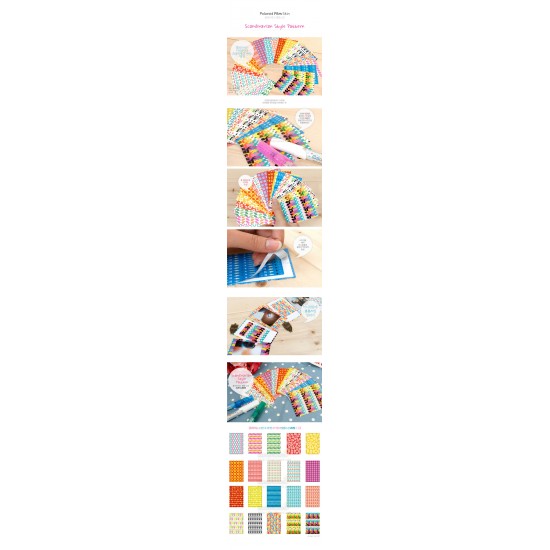 Instax Film Skin Sticker (Scandinavian) [Mini Film]