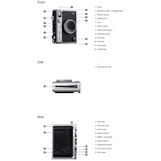 Instax Mini Evo Hybrid Digital Instant Camera (Gentle Rose) Instax Mini Evo Hybrid Digital Instant Camera (Gentle Rose)