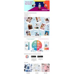 Instax Mini Link Smartphone Photo Printer (Ash White) Instax Mini Link Smartphone Photo Printer (Ash White)