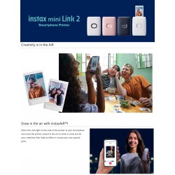 Instax Mini Link 2 Smartphone Photo Printer (Clay White) Instax Mini Link 2 Smartphone Photo Printer (Clay White)