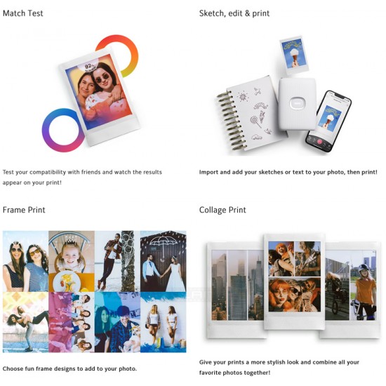 Instax Mini Link 2 Smartphone Photo Printer (Soft Pink)