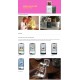 Instax Square Link Smartphone Photo Printer (Ash White)
