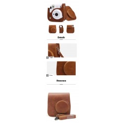 Instax Mini 11 Retro Brown Leather Bag Instax Mini 11 Retro Brown Leather Bag