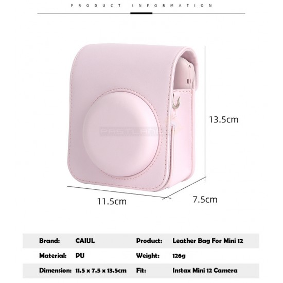 Instax Mini 12 Leather Bag