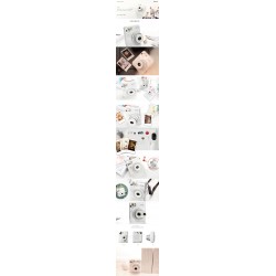 Fujifilm Instax Mini 50S Piano Camera (White) + Mystery Gift Fujifilm Instax Mini 50S Piano Camera (White) + Mystery Gift