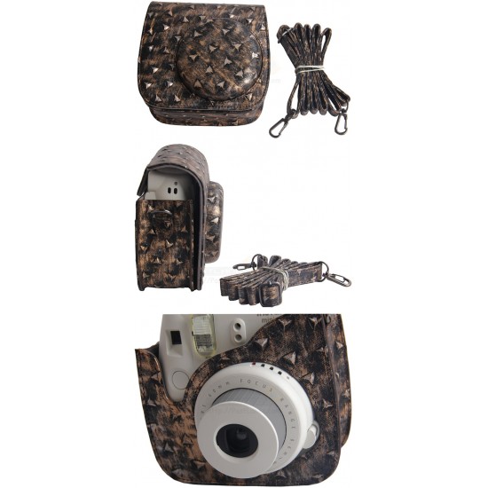 Metallic Style Leather Bag For Instax Mini 8, Mini 8+, Mini 9 Metallic Style Leather Bag For Instax Mini 8, Mini 8+, Mini 9