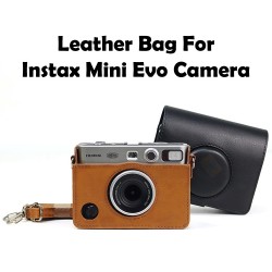 Leather Bag For Instax Mini Evo Leather Bag For Instax Mini Evo