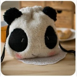 Panda Fluffy Pouch Bag Panda Fluffy Pouch Bag