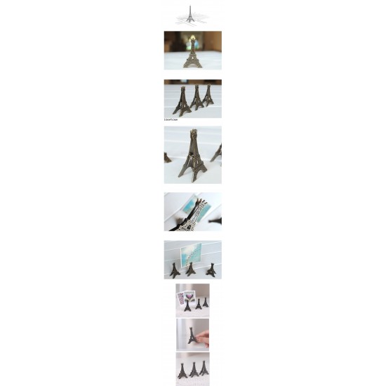 Paris Eiffel Tower Photo Clip Holder Stand Paris Eiffel Tower Photo Clip Holder Stand