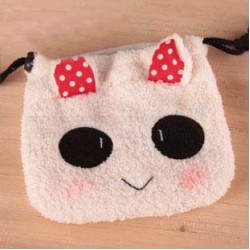 Rabbit Fluffy Pouch Bag Rabbit Fluffy Pouch Bag