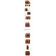 Retro Brown Leather Bag For Instax Square SQ1
