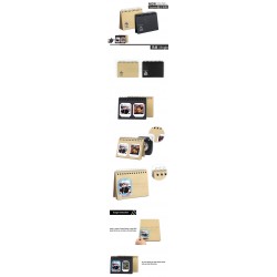 Kraft Scrapbook Album For Instax Square And Mini Film Kraft Scrapbook Album For Instax Square And Mini Film