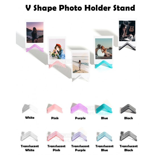 V Shape Photo Holder Stand [5pcs]