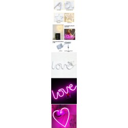 LOVE Heart LED Neon Decorative Light