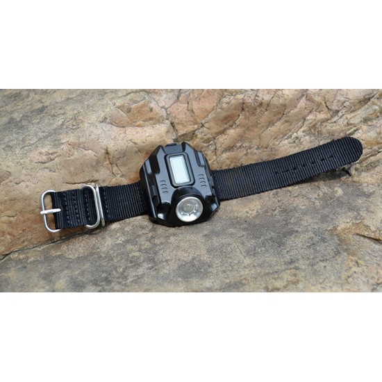 Wristlight Digital Watch With Compass