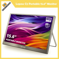 Lepow C2 Portable Monitor 15.6" with Kickstand