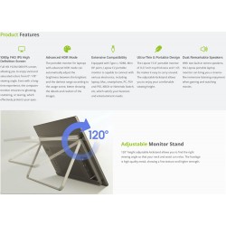 Lepow C2 Portable Monitor 15.6" with Kickstand