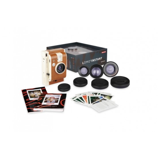 Lomo'Instant (Sanremo) + 3 Lenses +FREE Extra Color Gel +FREE Strap