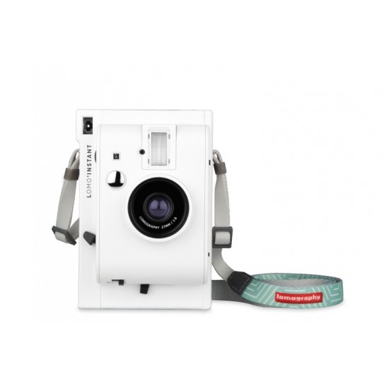 Lomo'Instant (White) +FREE Closeup Lens +FREE Extra Color Gel +FREE Strap
