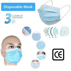 3 Ply Sterilized Disposable Face Mask [50pcs]