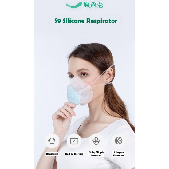 S9 Reusable Silicone Respirator