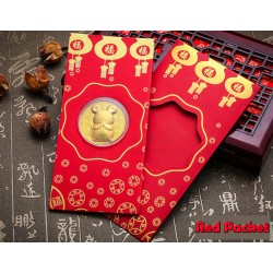 Rat Red Packet Ang Bao With Gold Coin