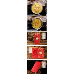 Rat Red Packet Ang Bao With Gold Coin