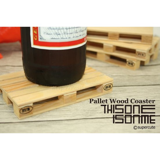 Pallet Wood Coaster (Set Of 4)
