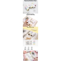 Original Paperang Rainbow Thermal Paper (3 Rolls) For Paperang / Comicam / Peripage / Receipt Printer Original Paperang Rainbow Thermal Paper (3 Rolls) For Paperang / Comicam / Peripage / Receipt Printer